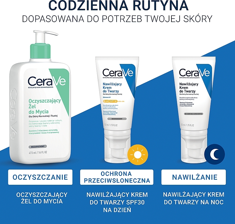 Nawilżający krem do twarzy SPF 30 - CeraVe Facial Moisturising Lotion — Zdjęcie N5