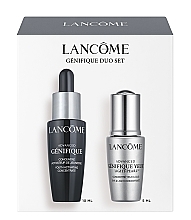 PREZENT! Zestaw - Lancome New Advanced Genifique Yeux Light Pearl Set (serum/10ml + eye/serum/5ml) — Zdjęcie N1