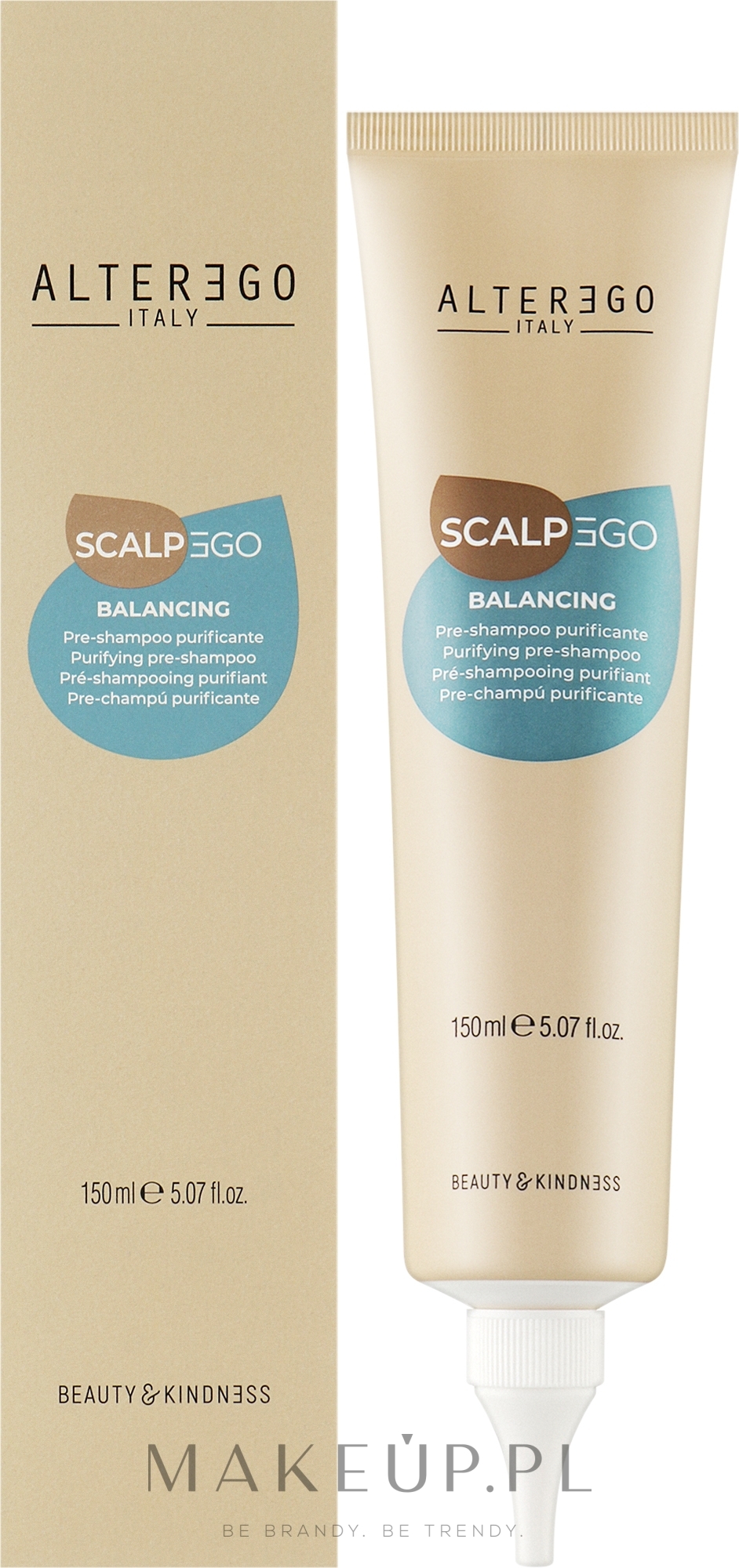 Równoważący szampon do włosów - Alter Ego ScalpEgo Balancing Purifying Pre-Shampoo — Zdjęcie 150 ml