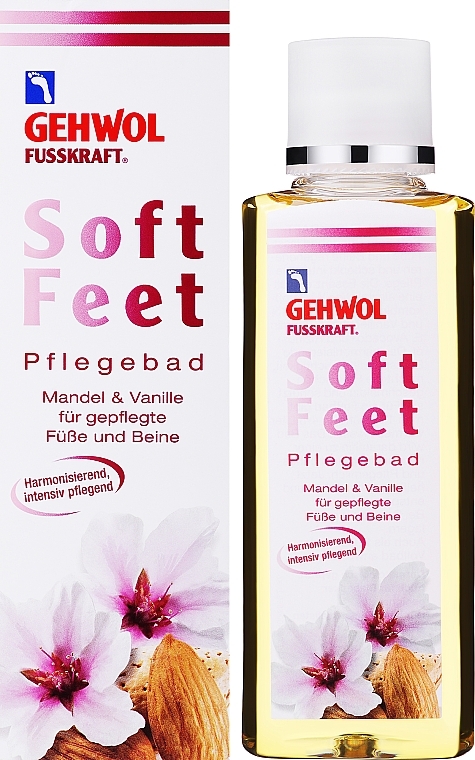 Nawilżająca kąpiel stóp Migdał i wanilia - Gehwol Fusskraft Soft Feet Nourishing Bath Almond&Vanilla — Zdjęcie N2