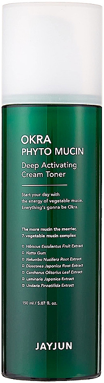 Odżywczy tonik - JayJun Okra Phyto Mucin Deep Activating Cream Toner