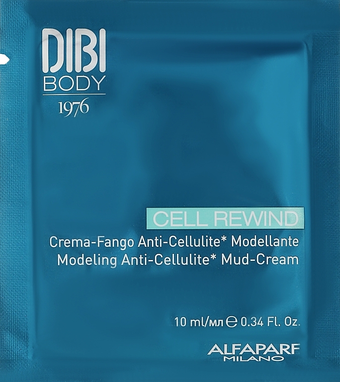 Modelujący krem antycellulitowy z błotem - DIBI Milano Cell Rewind Modeling Anti-cellulite Mud Cream (próbka) — Zdjęcie N1