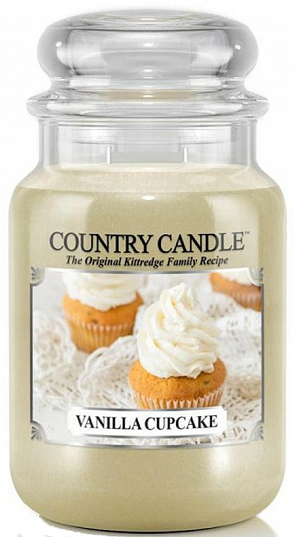 Świeca zapachowa w słoiku - Country Candle Vanilla Cupcake — Zdjęcie N2