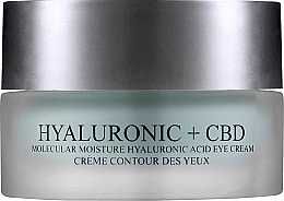 Kup Intensywnie nawilżający krem pod oczy z kwasem hialuronowym i CBD - London Botanical Laboratories Hyaluronic acid+CBD Molecular Moisture Surge Eye Cream