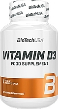 Witamina D3 Suplement diety, 50mcg - BiotechUSA Vitamine D3 — Zdjęcie N1