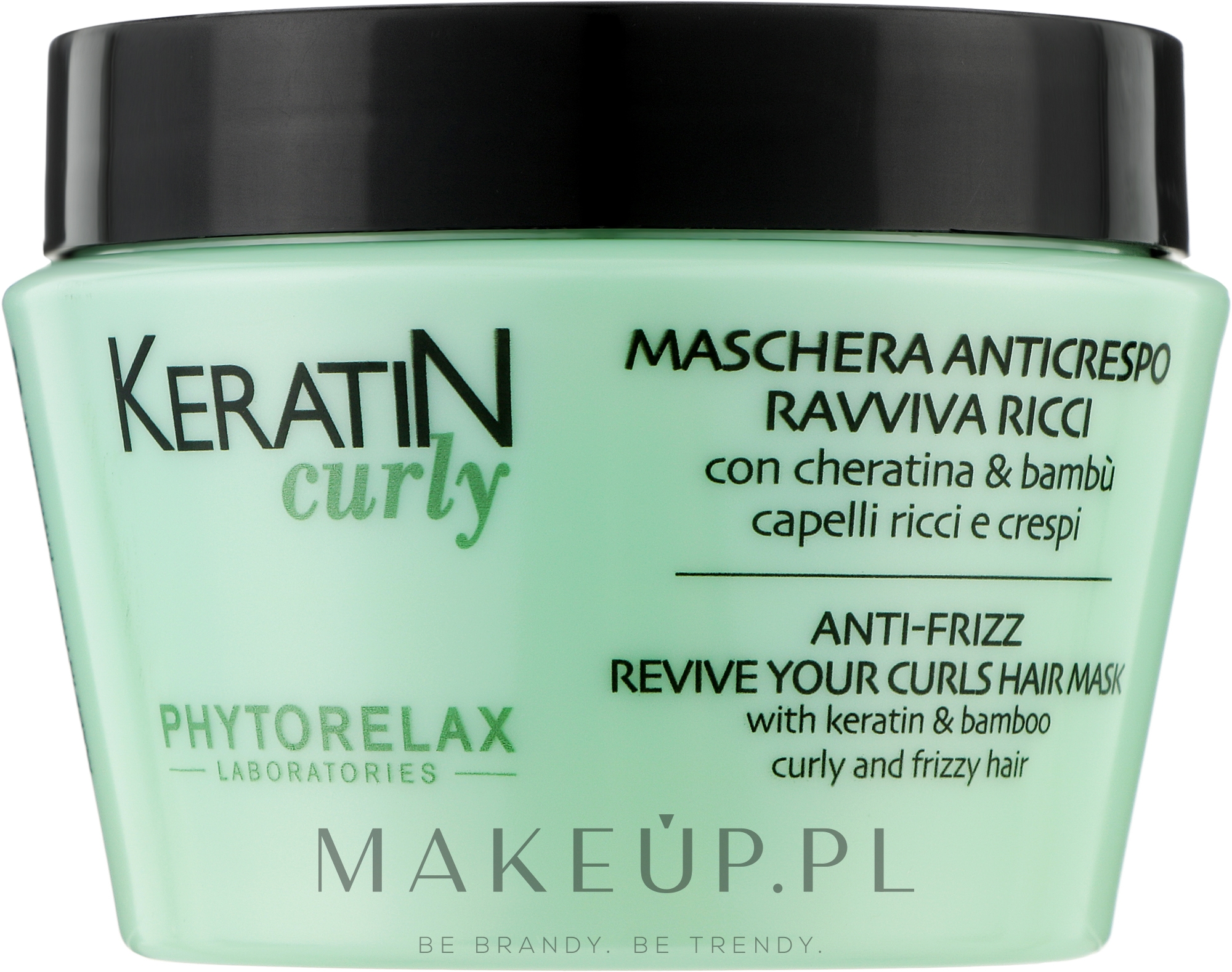Maska do włosów kręconych - Phytorelax Laboratories Keratin Curly Anti-Frizz Revive Your Curls Hair Mask — Zdjęcie 250 ml