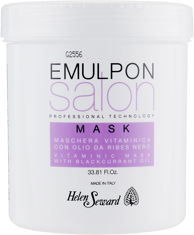Maska z ekstraktem owocowym do włosów po zabiegach chemicznych - Helen Seward Emulpon Salon Vitaminic Mask — Zdjęcie N1