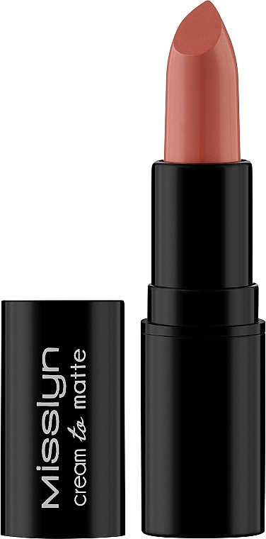 Szminka do ust - Misslyn Cream To Matte Long-lasting Lipstick  — Zdjęcie N1