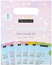 Kup Zestaw - Freeman The Beauty Bag Face Mask Kit (mask/6x7ml)