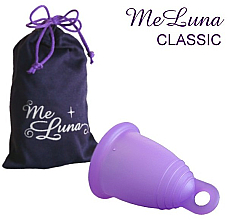 Kubeczek menstruacyjny, rozmiar L, fioletowy - MeLuna Classic Menstrual Cup  — Zdjęcie N1