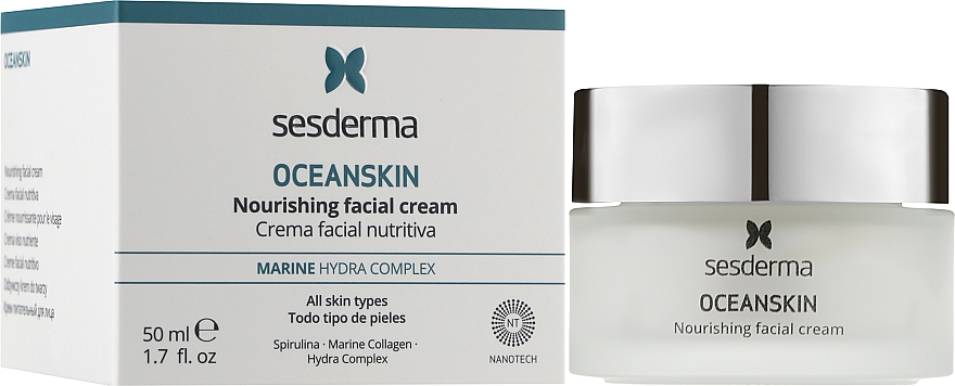 Odżywczy krem do twarzy - Sesderma Laboratories Oceanskin Nourishing Facial Cream — Zdjęcie N2