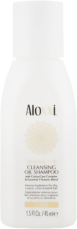 Szampon do włosów, Intensywne odżywianie - Aloxxi Essential 7 Oil Shampoo (mini) — Zdjęcie N1