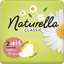 Kup PRZECENA! Podpaski ze skrzydełkami, 10 szt. - Naturella Classic Camomile Normal, Derma-Cream *