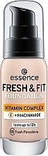 Podkład tonujący do twarzy - Essence Fresh & Fit Vitamin Complex Foundation — Zdjęcie N1