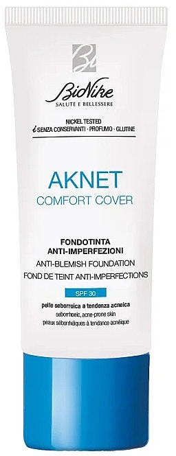 Podkład do twarzy dla skóry problematycznej - BioNike Acne Comfort Cover Foundation — Zdjęcie N1