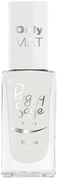 Matowy Top Coat do paznokci - Peggy Sage Top Coat Mat — Zdjęcie N1