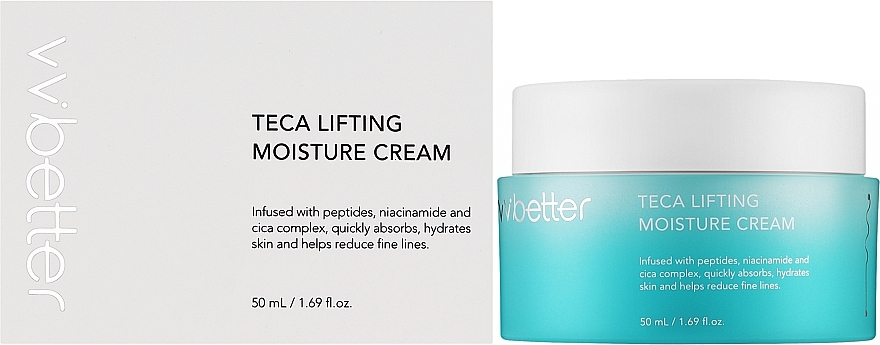 Nawilżający krem ​​z peptydami - Vvbetter Teca Lifting Moisture Cream — Zdjęcie N2