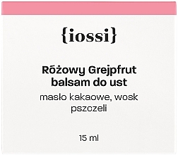 Balsam do ust Różowy grejpfrut - Iossi  — Zdjęcie N5