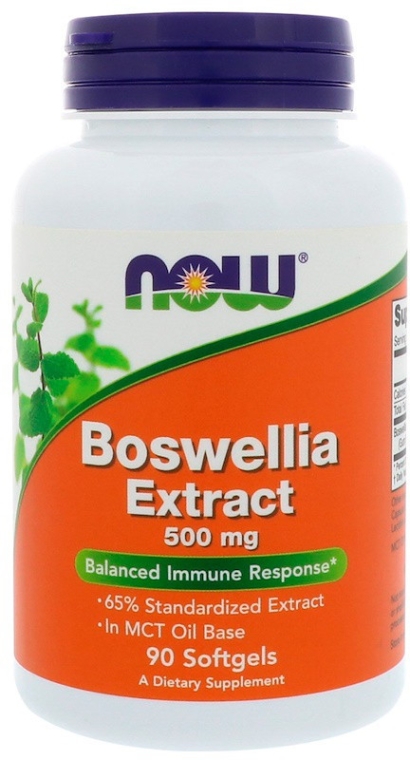 Ekstrakt z kadzidłowca 500 mg - Now Foods Boswellia Extract — Zdjęcie N1