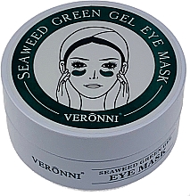 Kup Odmładzające hydrożelowe płatki pod oczy z ekstraktem z alg morskich i kwasem hialuronowym - Veronni Seaweed Green Gel Eye Mask