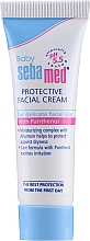 PREZENT! Ochronny krem do twarzy dla dzieci - Sebamed Baby Protective Facial Cream (z dozownikiem) — Zdjęcie N2