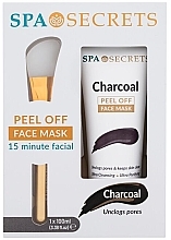 Maseczka do twarzy z aplikatorem - Xpel Spa Secrets Charcoal Peel Off — Zdjęcie N1