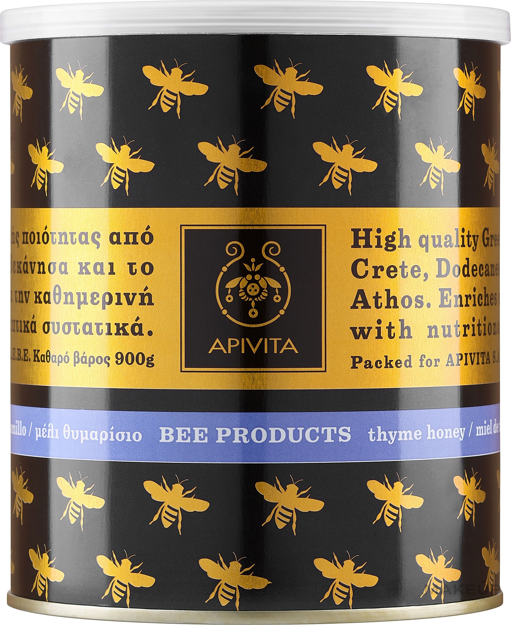 Miód z tymiankiem - Apivita Bee Products — Zdjęcie 900 g