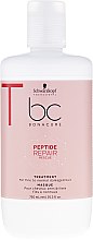 Rewitalizująca maska do cienkich i normalnych włosów zniszczonych - Schwarzkopf Professional BC Bonacure Peptide Repair Rescue Treatment Mask — Zdjęcie N3