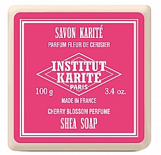 Zestaw - Institut Karite Shea Soap Trio Rose, Lavender and Cherry Blossom (soap/100g + soap/100g + soap/100g) — Zdjęcie N4