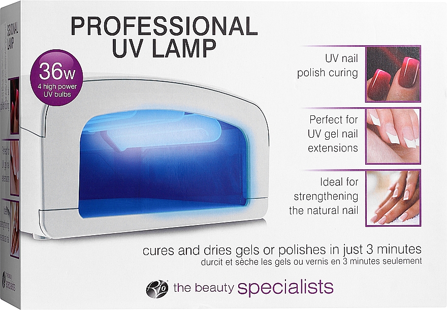 Lampa UV/LED, biała - Rio-Beauty Professional Uv 36w Lamp — Zdjęcie N2
