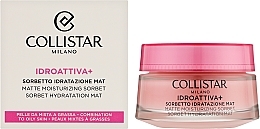 Matujący krem-sorbet do skóry mieszanej i tłustej - Collistar Idroattiva+ Matte Moisturising Sorbet — Zdjęcie N2