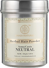 Naturalna henna indyjska do włosów - Khadi Natural Herbal Hair Powder Senna/Cassia — Zdjęcie N2