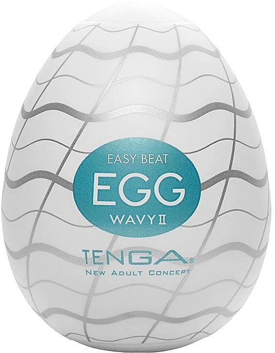 Jednorazowy intymny masażer Jajko - Tenga Egg Wavy ll — Zdjęcie N1