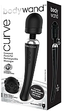 Kup Wibrator, czarny - Bodywand Curve Rechargeable Massager Black