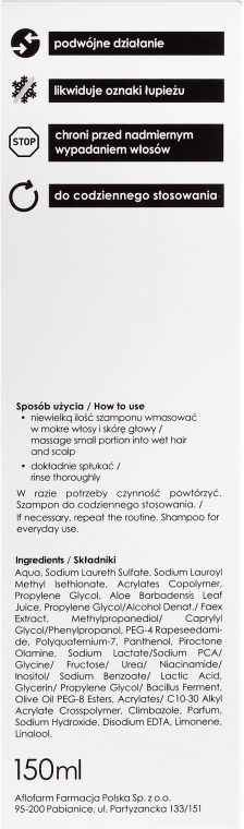 Przeciwłupieżowy szampon dla mężczyzn - DX2 Shampoo — Zdjęcie N3