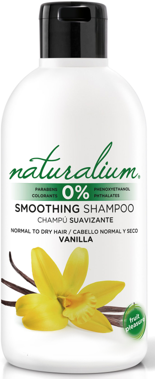 Wygładzający szampon do włosów normalnych i suchych - Naturalium Vainilla Smoothing Shampoo — Zdjęcie N1