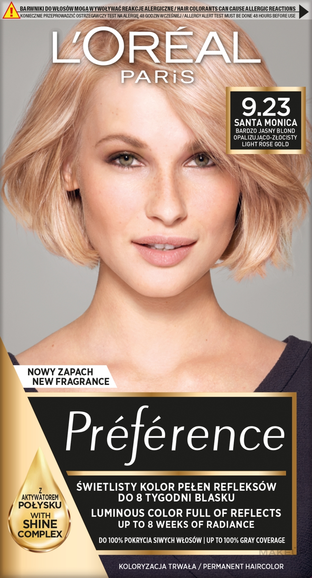 PRZECENA! L'Oreal Paris Recital Preference - farba do włosów * — Zdjęcie 9.23 - Pure Rose