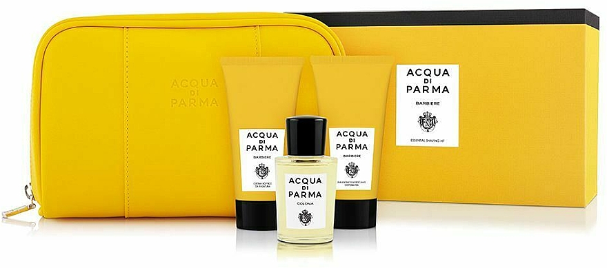 Acqua Di Parma Prestige Shaving Kit - Zestaw (sh/cr 40 ml + ash/em 40 ml + edc 20 ml + bag 1pcs) — Zdjęcie N1