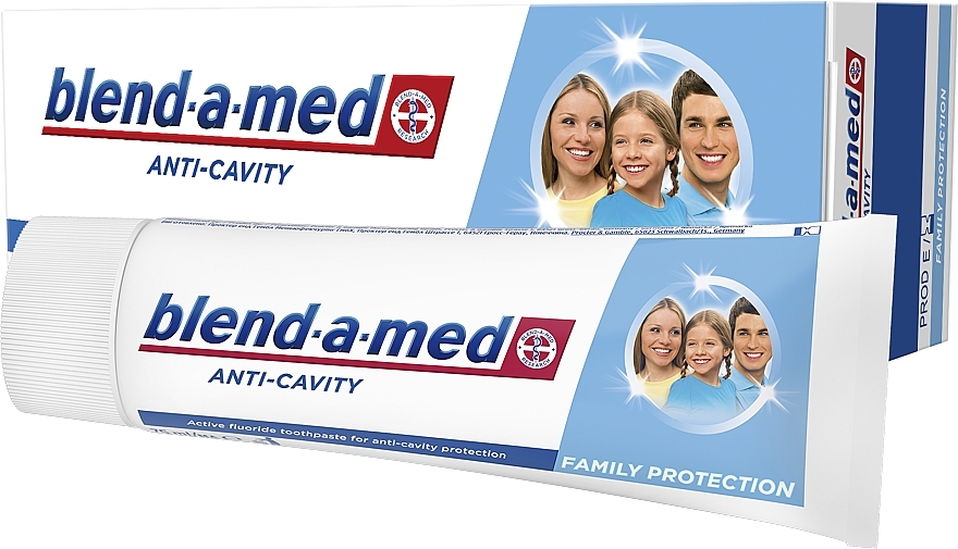 Familijna pasta przeciwpróchnicza do zębów - Blend-a-med Anti-Cavity Family Protect Toothpaste — Zdjęcie N4