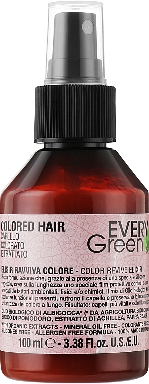 Eliksir włosów farbowanych Rewitalizacja - EveryGreen Elisir Ravviva Colore — Zdjęcie N1