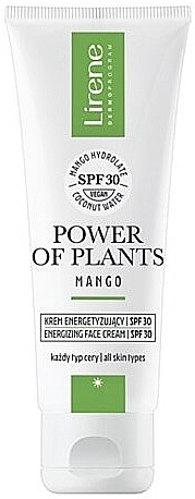 Krem do twarzy - Lirene Power of Plants Mango  — Zdjęcie N1