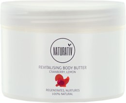 Rewitalizujące masło do ciała Żurawina i cytryna - Naturativ Revitalising Body Butter — Zdjęcie N2