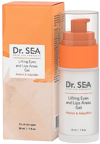 Żel liftingujący do okolic oczu i ust - Dr. Sea Lifting Eyes And Lips Areas Gel — Zdjęcie N1