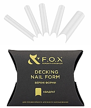 Kup Szablony do paznokci, kwadratowe - F.O.X Decking Nail Form