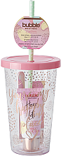 Kup Zestaw - Style & Grace Travel Cup Gift Set (h/lot/30ml + lip/gloss/8ml + n/file/1pcs + bottle)