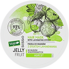 Kup Maska do włosów niskoporowatych z efektem laminowania Agrest - Sessio Jelly Fruit Hair Mask