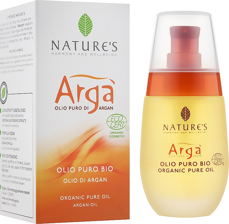 Olejek arganowy - Nature's Arga Organic Pure Oil — Zdjęcie N2