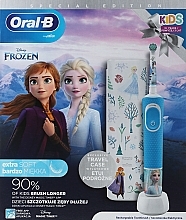 Kup Zestaw do mycia zębów dla dzieci - Oral-B Kids Frozen Special Edition (tooth/brush 1 pcs + case)