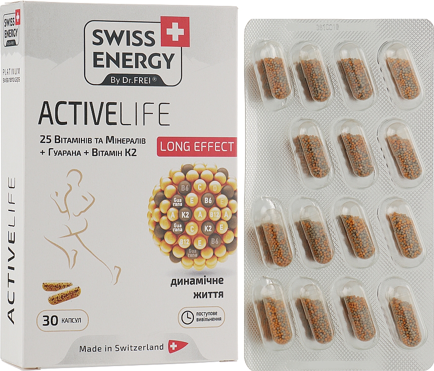 Kompleks 25 witamin wzmacniających organizm - Swiss Energy ActiveLife