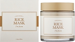 Oczyszczająca maska-peeling z ekstraktem z ryżu - I'm From Rice Mask — Zdjęcie N2